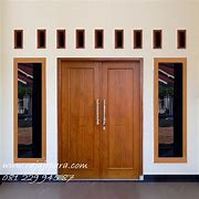 Gambar Pintu Rumah Depan 2 Pintu Terbaru Minimalis